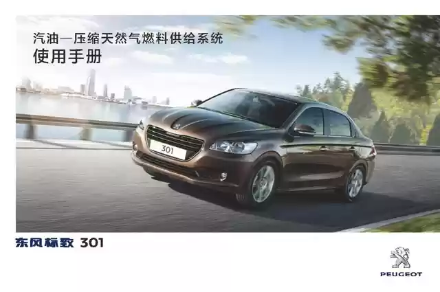 标致301CNG说明书｜Peugeot 301 CNG Owner's Manual-CarOBook车主随身手册